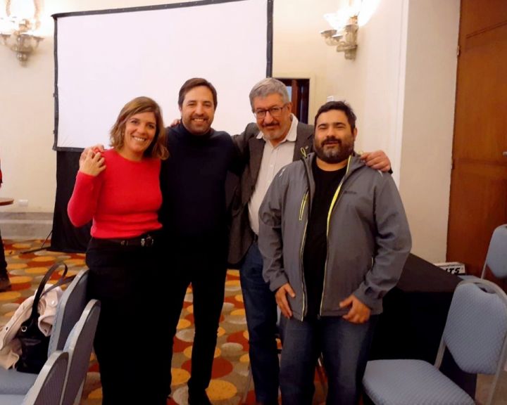 Cristina Cerulli, Nicolás Kreplak, Jorge Herce y Fernando Crocco.