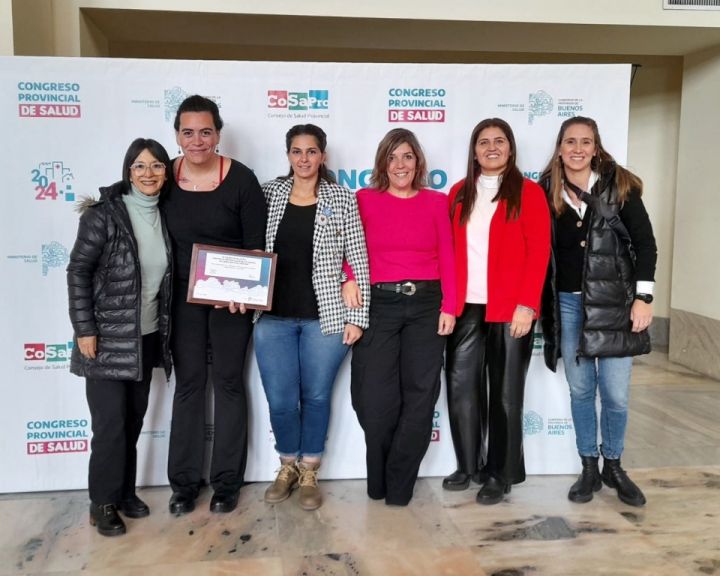 Raquel Perdomo, Manuela Bilbao, Mariana Parrucci, Cristina Cerulli, Rosana Torilla y Fernanda Perelli.